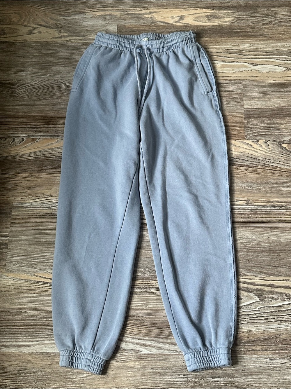 aerie Light Gray Cozy Fleece Joggers